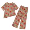Plus Size Women's Two Pieces Set Summer Clothing Loose Casual Pants Sets
