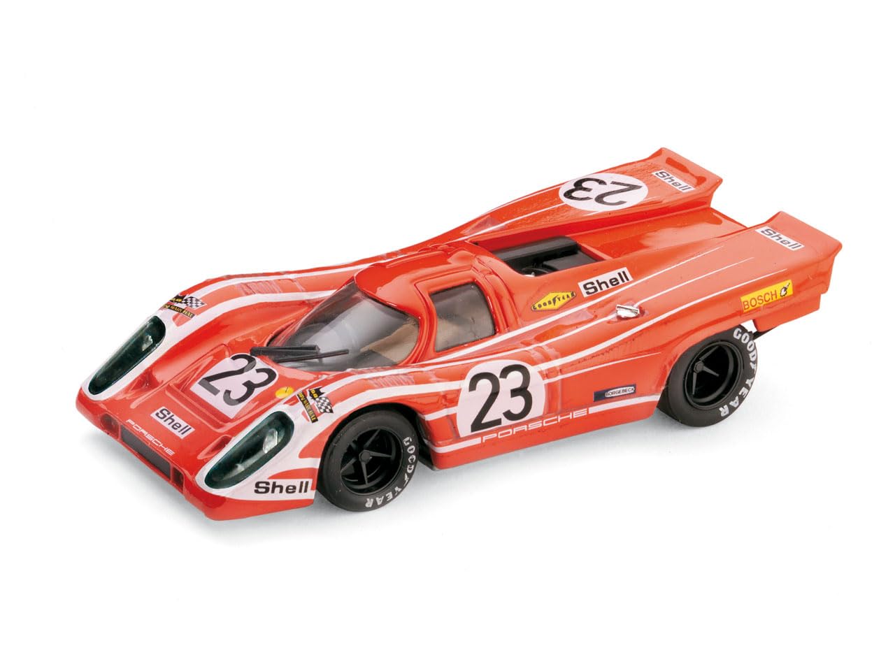 Brumm 1/43 Porsche 917K 1970 Победитель 24 часов Ле-Мана №23 H. Херрманн/Р. Литой модельный автомобиль Attwood BRUMM LE MANS