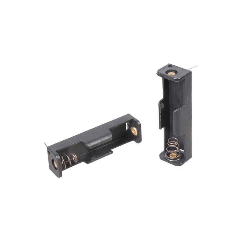 Compact 2A Battery Holder With Solderable Contacts Lightweight Design For Flashlights Portable Electronics