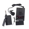 Wireless Receiver Lapel Mini Mic System Collar Clip Microphone