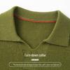 Peimeng Men's Cashmere-Blend Seagull Collar Pullover Sweater