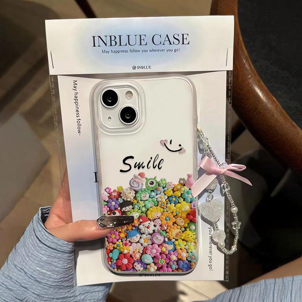 Smile Sunflower Is Suitable for iPhone17promax Apple 17 Matte Large Hole Mobile Phone Case 15/16 Anti-drop 14.