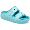 Crocs Classic Fuzzy Slippers Unisex Slippers Blue 207446-4SS
