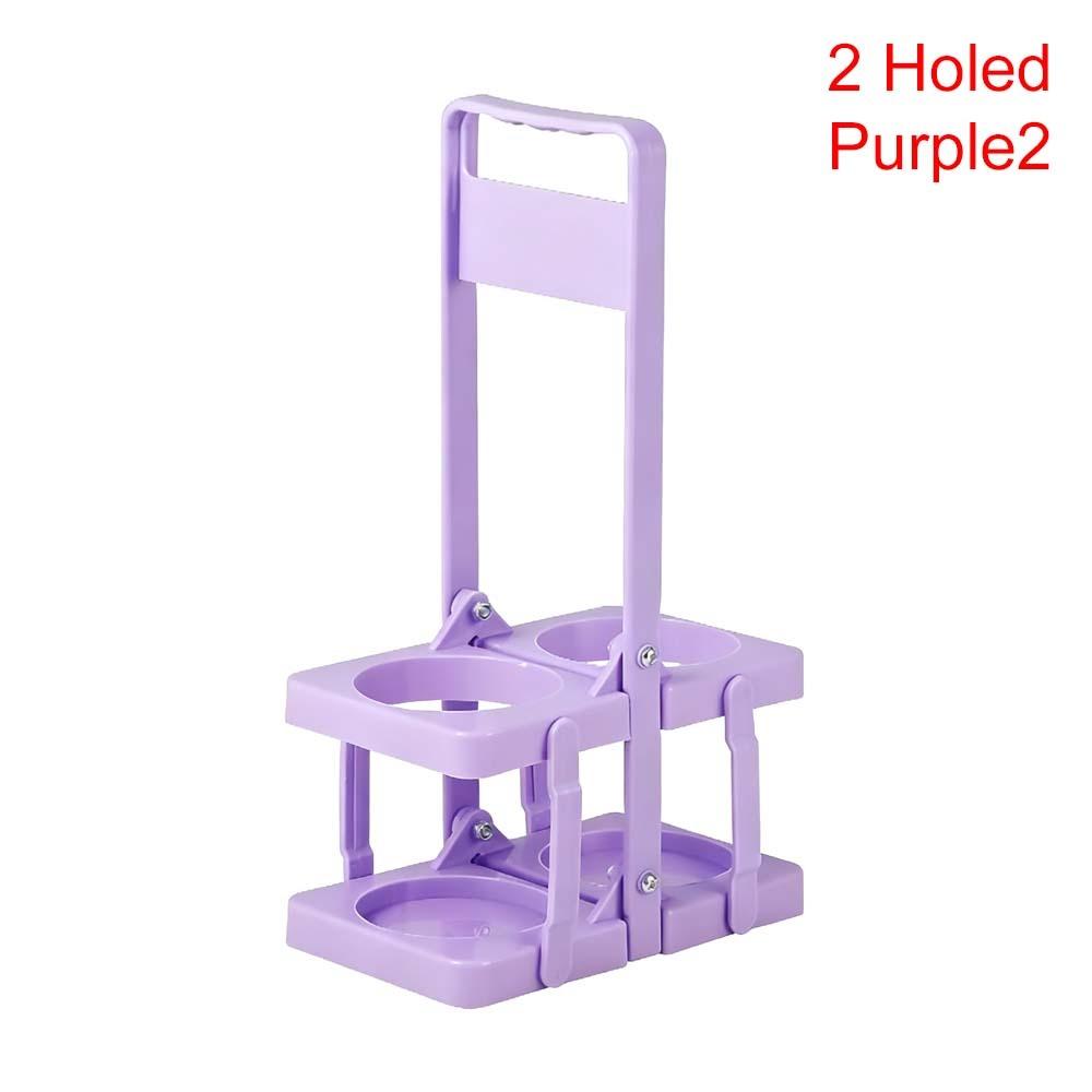 1Pcs New Basket Cup Organizer Beer Rack Bar Beverage Display Foldable Beer Bottle Carrier Reusable 2 Holes Drink Holder