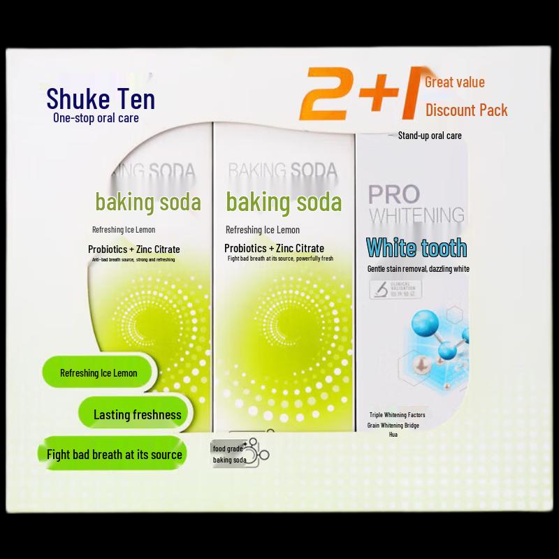 Saky Baking Soda Toothpaste Value Pack