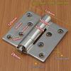 304 Stainless Steel Heavy Duty Industrial Flat Opening Thickened Mechanical Equipment Load-Bearing Hinge