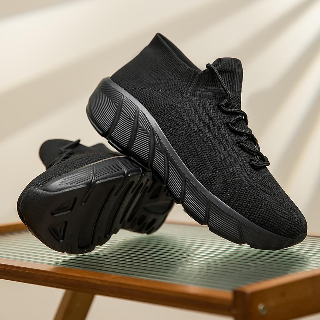 Modische Damen Plateau-Schuhe Herren Gestrickte Socken Schuhe Leichte Freizeitschuhe zum Gehen Reisen Joggen