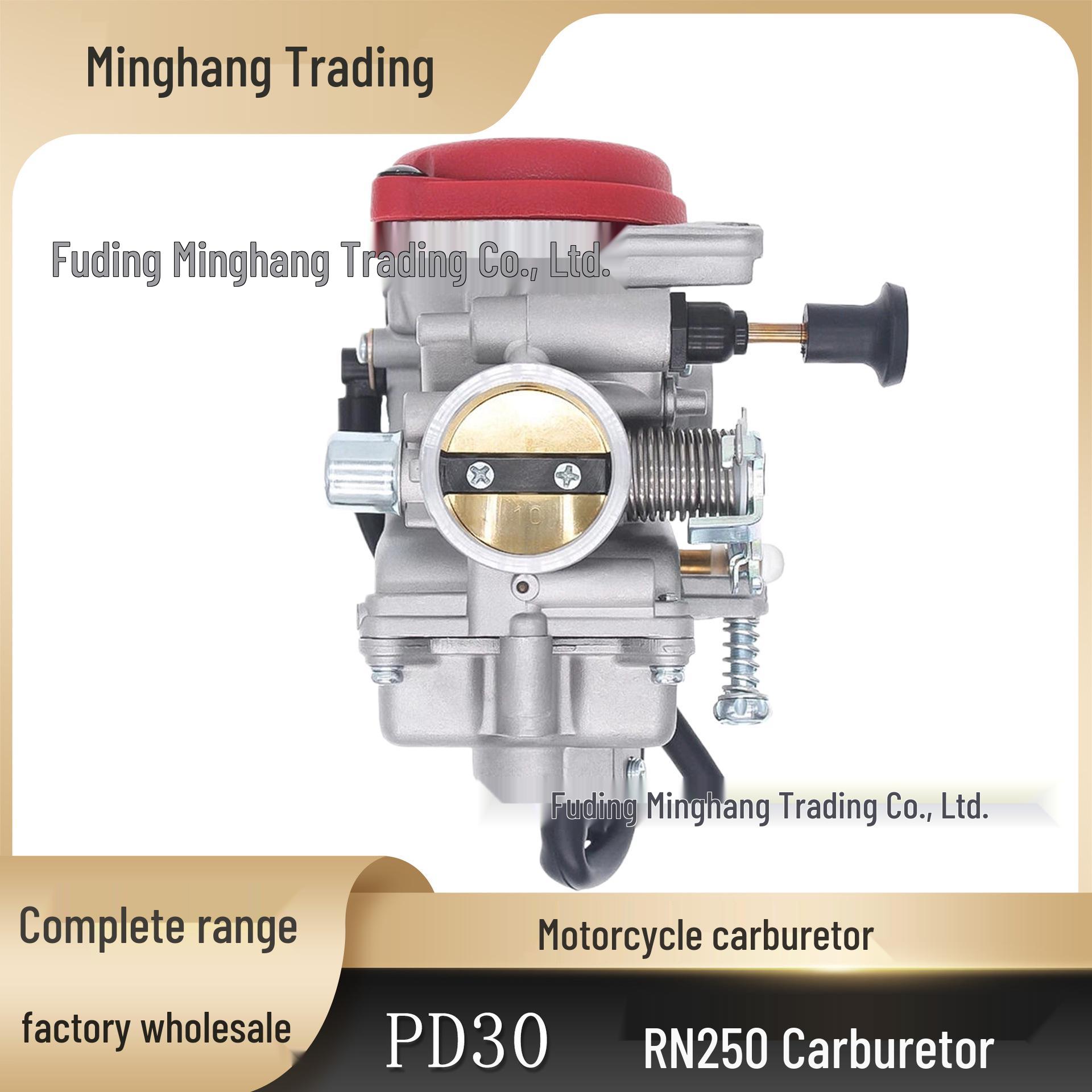 

Carburetor for JS250, ATV250, EN250, PD30, QM250GY, GXT250 Motorcycles