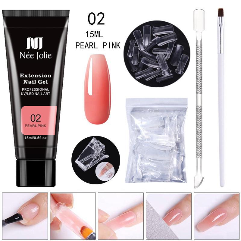 15ml Quick-Dry Cross-border Nail Extension UV Gel