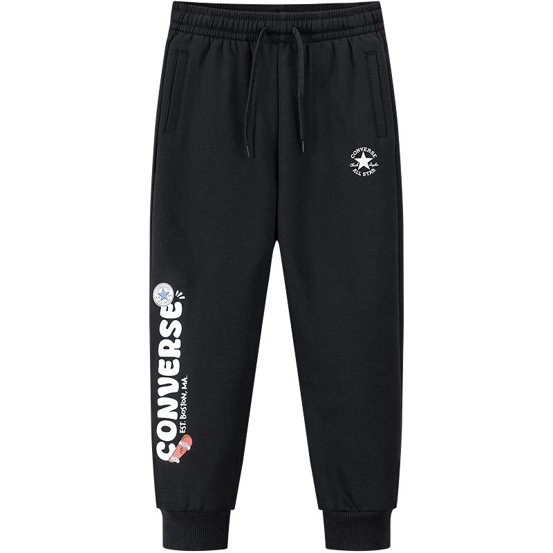 Converse Kids' Elastic Drawstring Fleece Pants