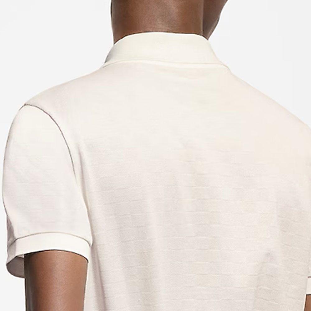 Lv Damier Signature Polo Shirt 1AGIL8