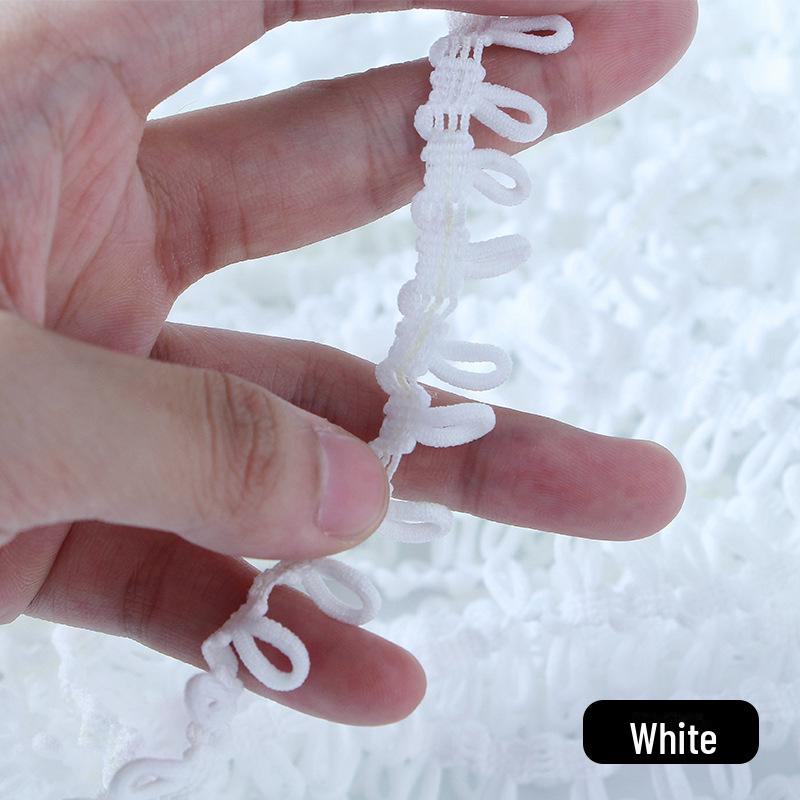 

Черно-белая эластичная резинка для петлиц для воротника одежды