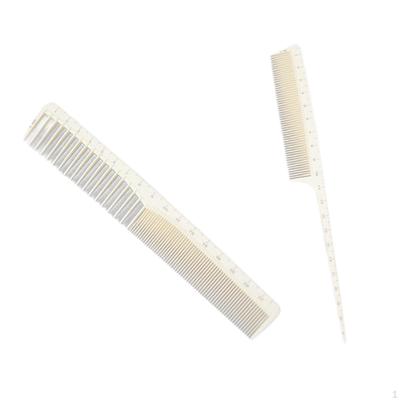 2Pcs Barber Comb Multifunctional Styling for Home Salon Hair