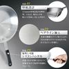 Thunder Group Aluminum Frying Pan 25cm 10 inch Gas Only with Silicone Handle ALSKFP003C