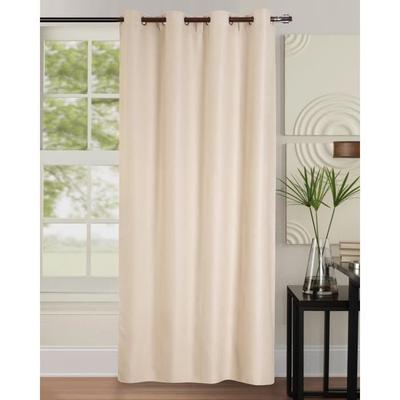 Blackout Curtain - Beige - 140x260 Cm - 8 Eyelets - Synthetic - Interior