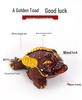 2024 Color-Changing Golden Toad Tea Pet - Elegant Wealth-Attracting Tea Table Accessory