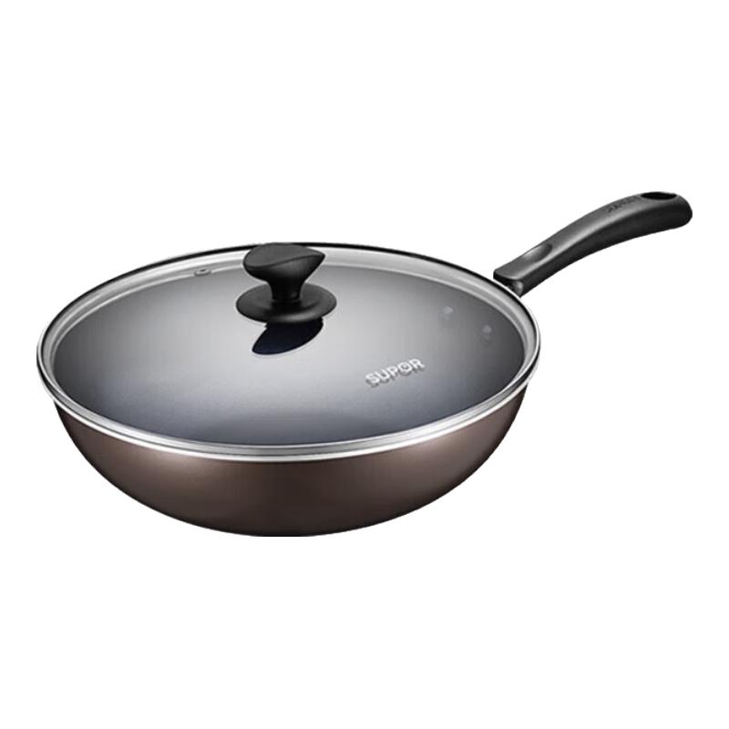 Supor 32cm Non-Stick Induction Wok & Frying Pan
