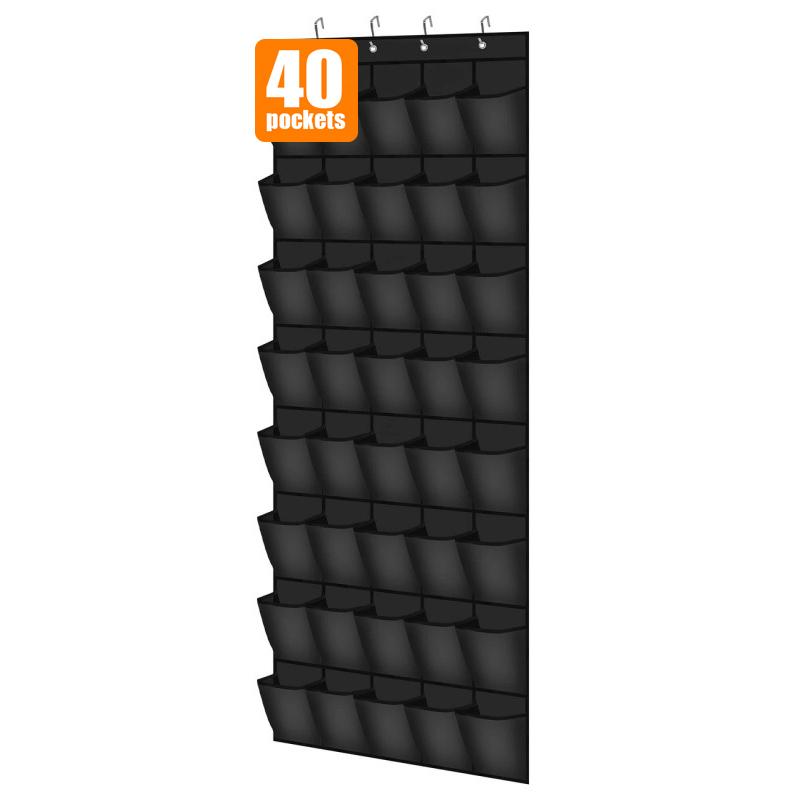 Over The Door Shoe Rack With 24/28/35/40 Large Mesh Pockets Hanging Shoe Organizer For Closet Hanging Shoe Rack Holder Hanger