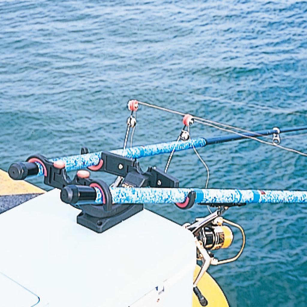 Daiichi Seiko Ika Uke Jiro Rod Black Holder, 13015,