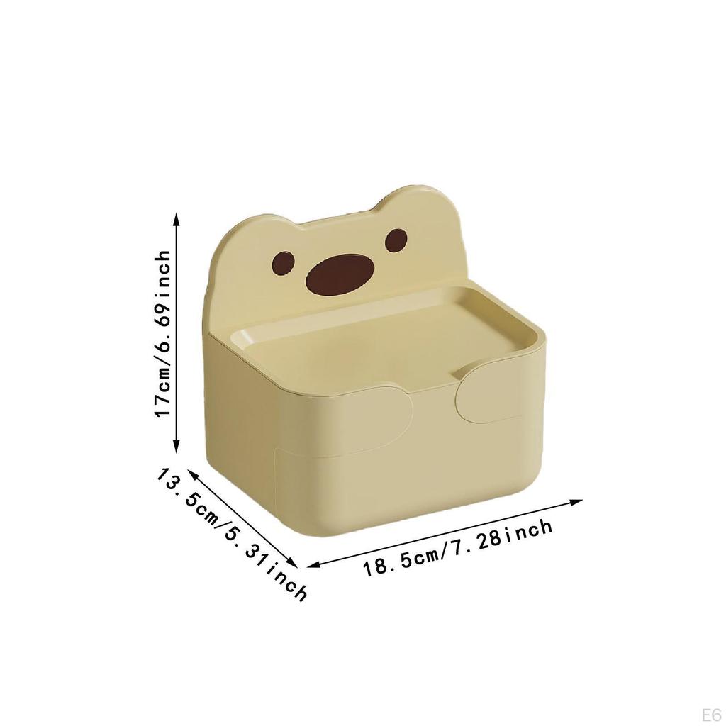 Tissue Holder Dispenser Bathroom Storage Rack Stylish Modern Multipurpose Paper Towel