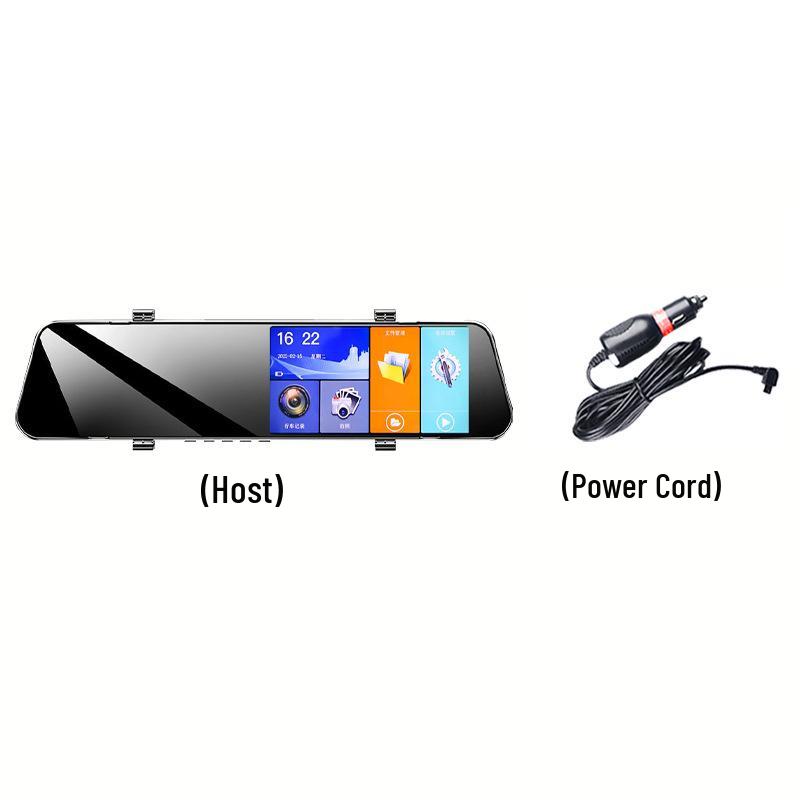 

4,5-дюймовая сенсорная видеокамера для приборной панели с HD ночным видением, передней и задней камерами, изображением заднего вида, простой установкой. No Memory Card