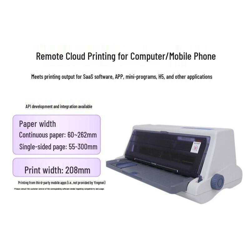 Jolimark CFP-535W Wireless Remote Dot Matrix Printer CN Plug (adapter Included)