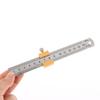 1/2Pcs Carpentry Steel Ruler Positioning Limit Block Measuring Marking Gauge Protable Accurate Positioning Woodworking Tools