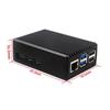 1 Set Easy To Install Aluminum Heatsink Case For Raspberry Pi 5 Aluminum Alloy Case Shell Box Diy Accessories
