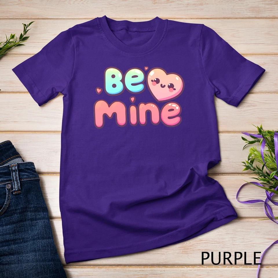Be Mine A Cute and Cheesy Valentine s Day Tee Funny T-Shirt Unisex T-shirt 9 S