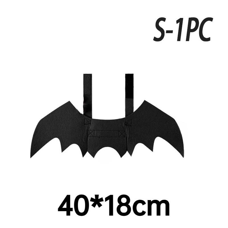 Halloween Bat Wings Costume for Dogs & Cats, Adjustable Felt Pet Bat Wing Dress-Up Accessory, Cute Puppy Holiday Party Outfit Pet Supplies