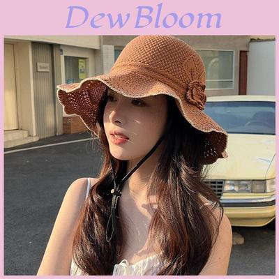 Summer Outdoor Sun Hat For Women With Wide Brim Foldable Breathable Polyester Sun Protection