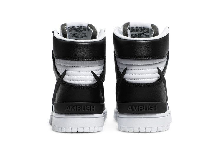 Men's Sneakers Nike Dunk High AMBUSH Black White Black/Spruce Aura-White