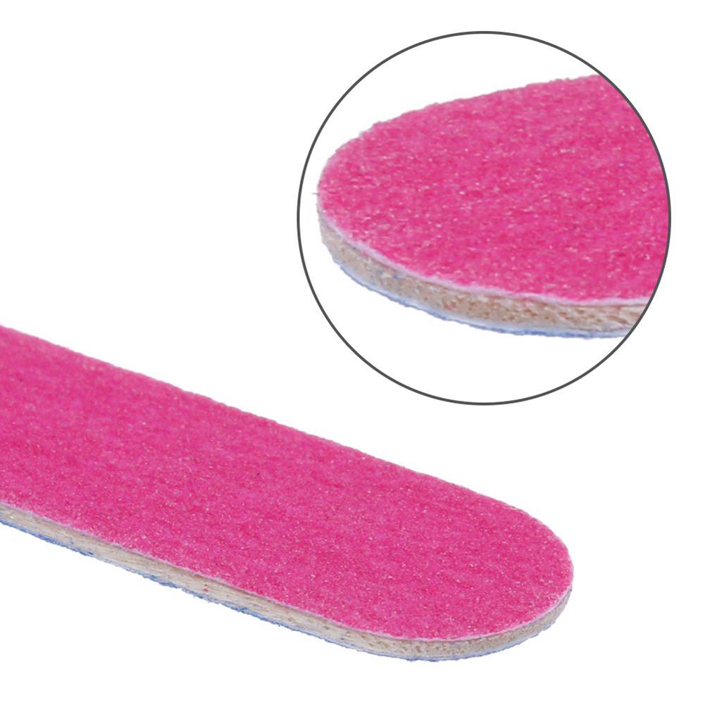 CR Store 100Pcs Double-Sided Disposable Nail Home Beauty Salon File Emery Shaping