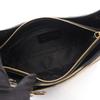Used Salvatore Ferragamo Gancini Animal Shoulder Bag canvas leather Brown Black Used Women