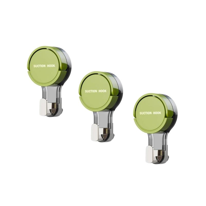 1-3PCS Suction Cup Hook Reusable Stronge Vacuum Bathroom Suction Cup Hooks Waterproof Towel Rack Clothes Hanger Hook Accessor