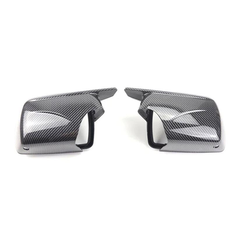 Neue M-Look Carbonfaser-Stil Rückspiegelabdeckungen für BMW X5 E53 1999-2006 Seitenspiegelkappe Ersatzteile