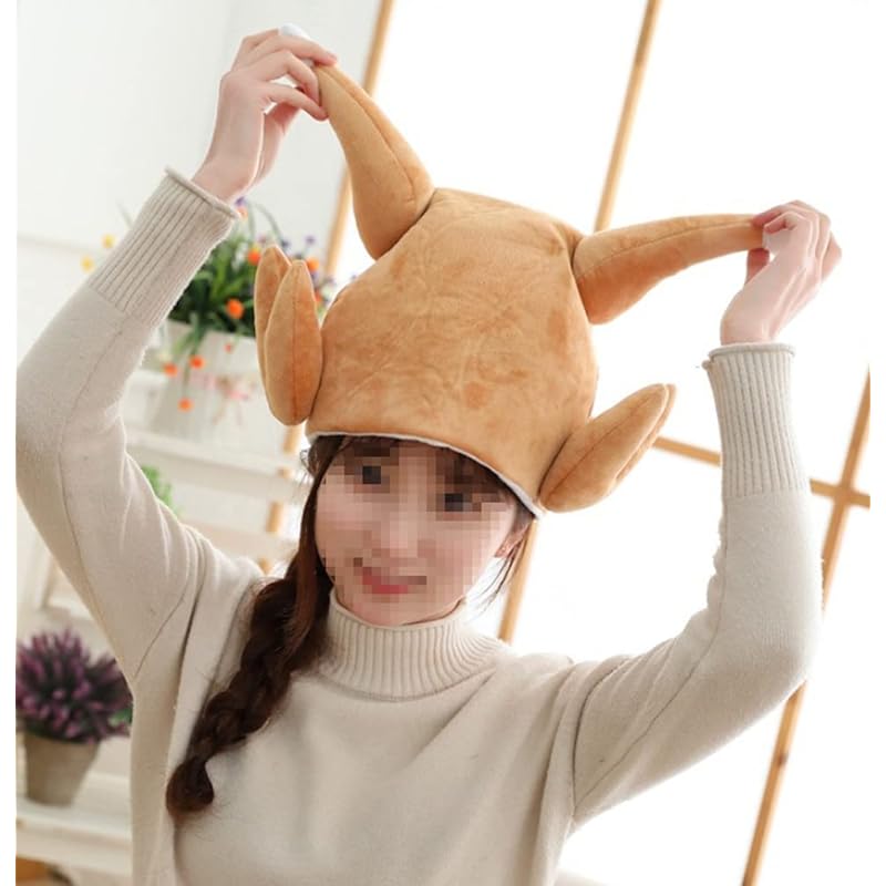 

[DOKiDOKi] chicken chicken meat turkey Headgear cosplay disguise hat headgear costume photo shoot Xmas event party Goods halloween banquet Christmas