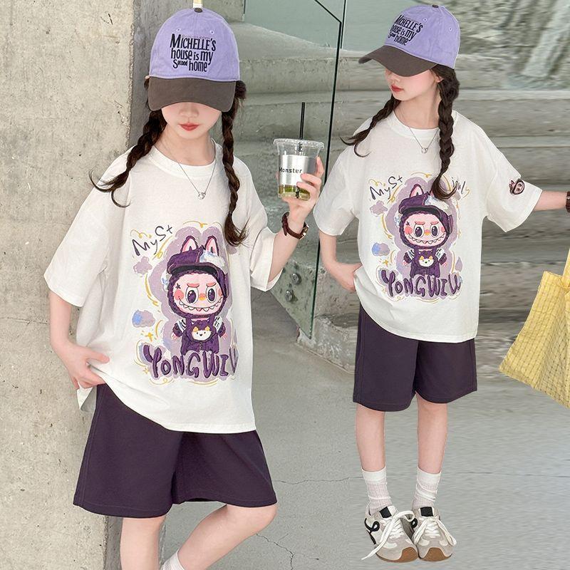 

New children s casual sports suit, suitable for older children 140