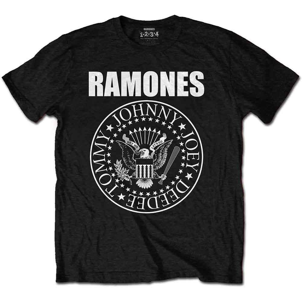 New Ramones T-Shirt: Presidential Seal OFFICIAL black S