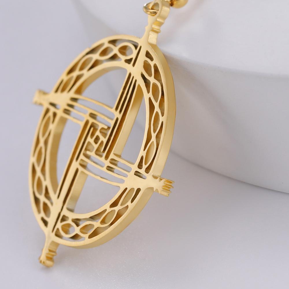 Dawapara Saint Brigid Cross Earrings Imbolc Traditional Celtics Irish Jewelry Protection Amulet Stainless Steel Religious Gift