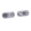 1 Pair Front Side Marker Light Lamp Covers Housing 34301 S5H T02 Replacement for City EP3 Stream Jazz FIT White