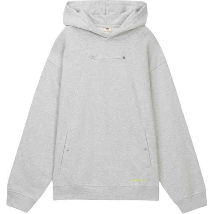 

Толстовка Levis Свободная Повседневная с Принтом Удобная Толстовка с Длинным Рукавом Мужские толстовки Серый 0018V-0000 XL