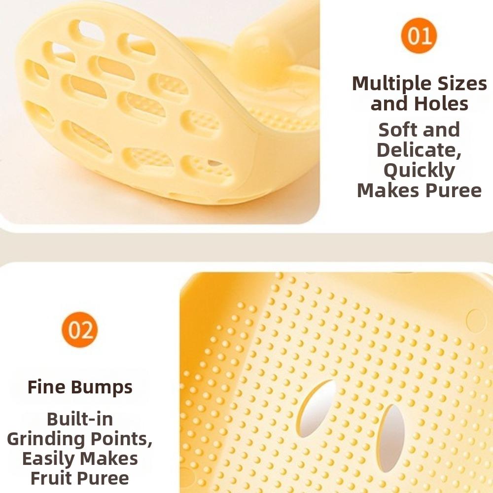 Food Grade Strainer Ladle Plastic Food Compactor Practical Potatoes Grinder  Food Preparation