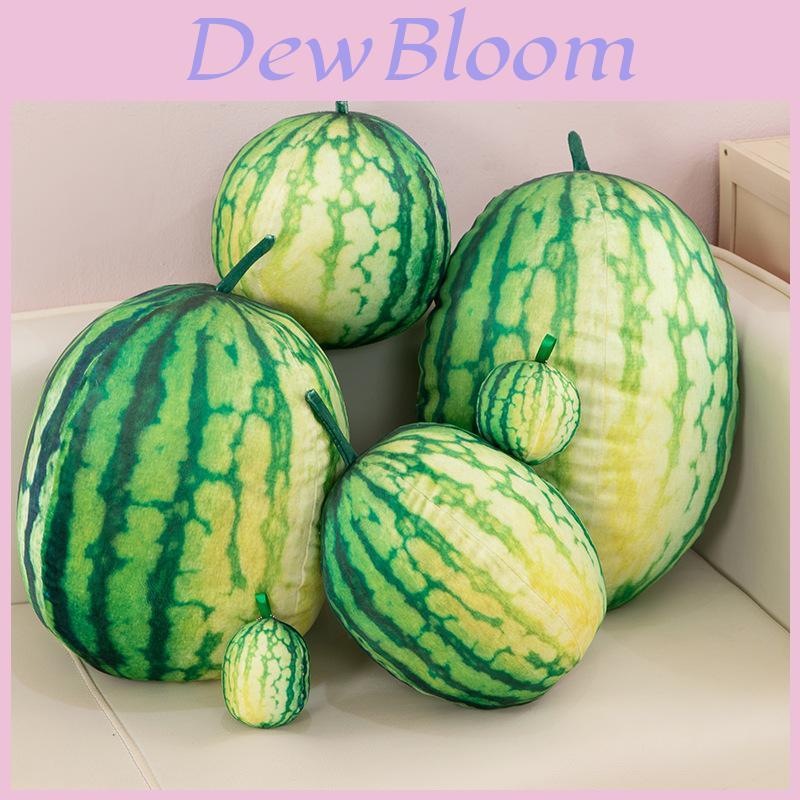 Peluche Pastèque Coussin Jouet Pour Enfants Cadeau d'Été Décor Fruit Doux
