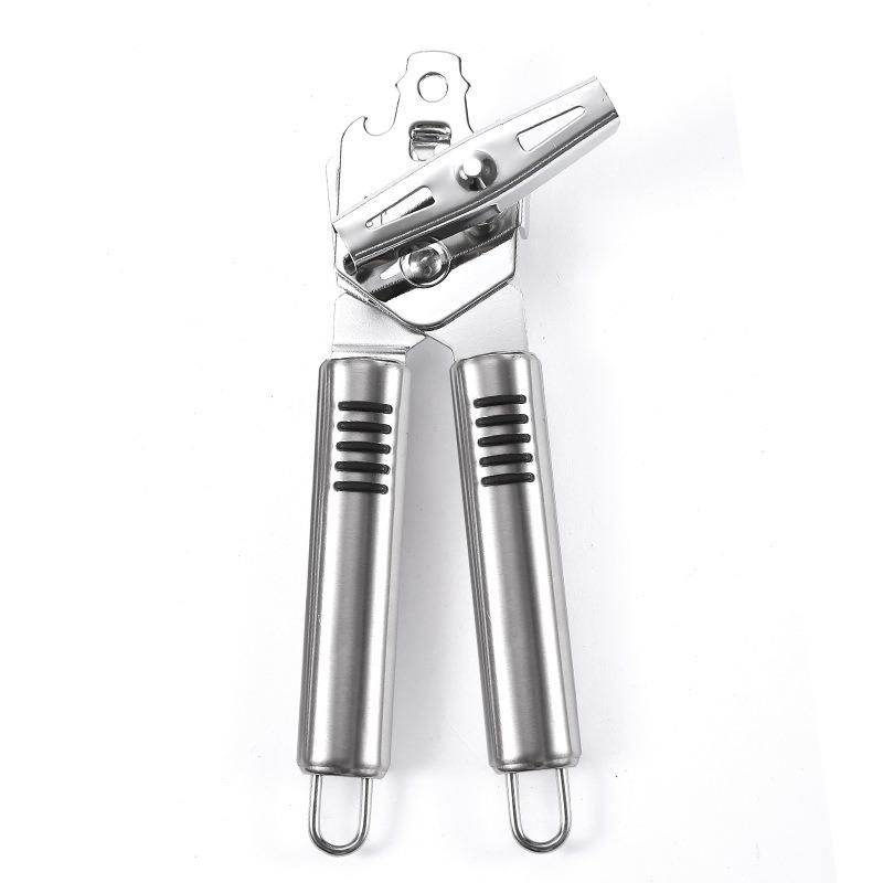 Deschizător de conserve manual puternic din oțel inoxidabil, cuțit de conserve 3 în 1 multifuncțional de uz casnic, deschizător de sticle