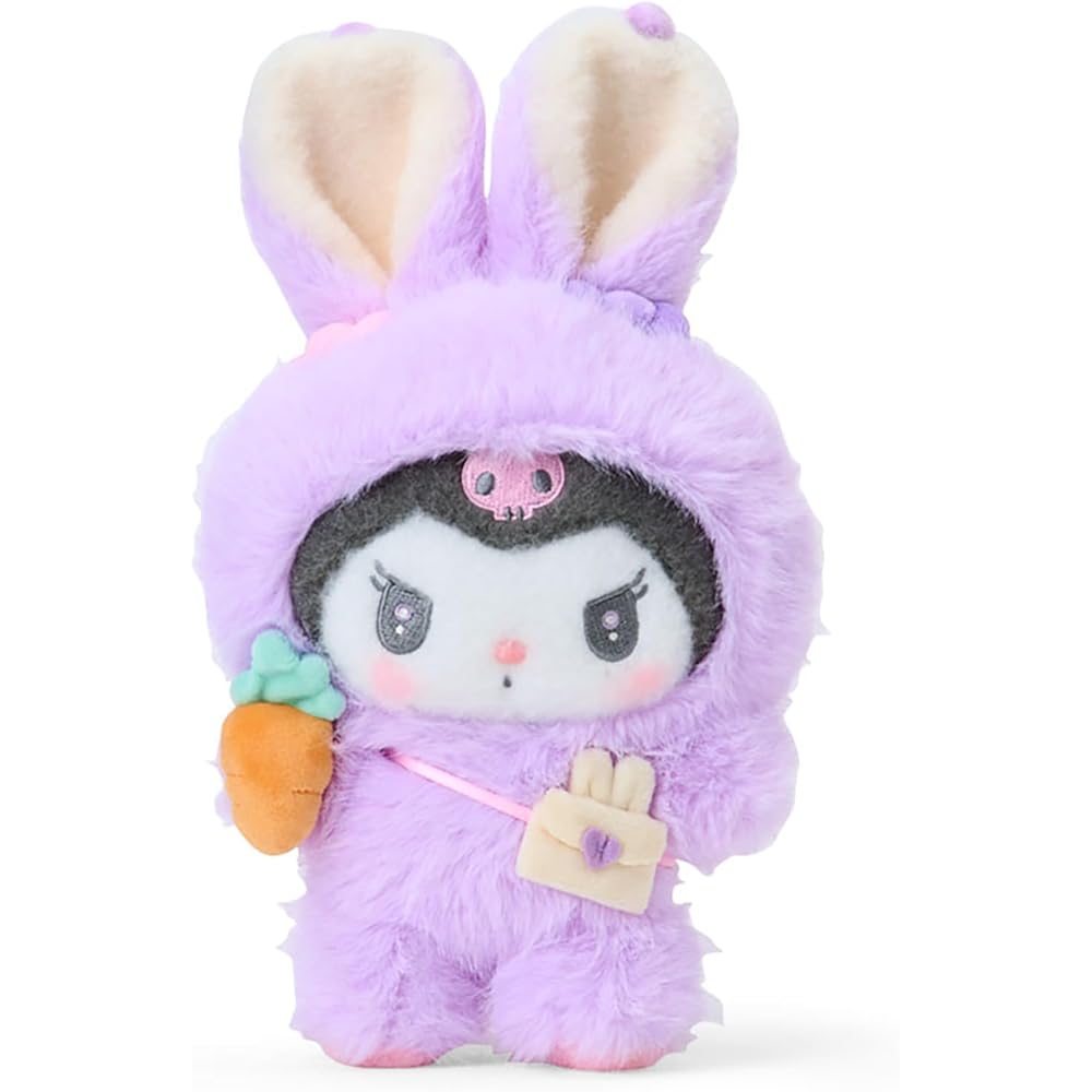 Sanrio Kurumi Plush Toy Soft Bunny Ears Suitable for Ages 3 and Up 630683