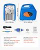 Portable Refrigerant Recovery Machine, 3/4 HP 220-240V 50Hz Single Cylinder AC Recovery Machine for Liquid Vapor Refrigerant, 1450 RPM Recycling Unit