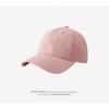 Deep top big head circumference letter baseball cap women's versatile fashion embroidery sunscreen showing face small eaves sunshade cap