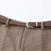 Xiangying Women's Wool Blend High-Waist A-Line Shorts