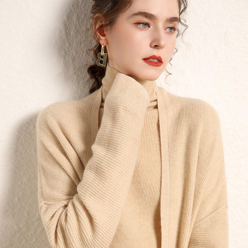 Cashmere Loose Mid-length Cardigan – Autumn/Winter Style Women's Knit Sweater